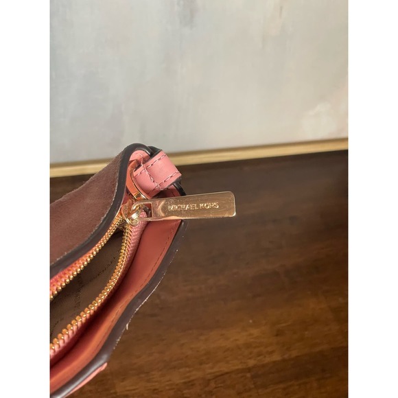 Michael Kors AVRIL Suede & Leather Satchel - Picture 8 of 13